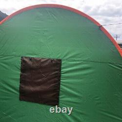 UK 10 People Large Waterproof Group Family Festival Camping Outdoor Tunnel Tent