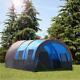 Uk 8-10 People Family Tunnel Tent Outdoor Large Room Camping Hiking Waterpro