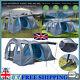 Uk Large Family Tent 10-15 Person Tunnel Tents Camping Column Tent Waterproof