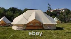 UK Shipped Large Waterproof Cotton Canvas Twin Emperor Bell Tent Glamping Tent