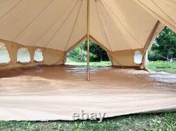 UK Shipped Large Waterproof Cotton Canvas Twin Emperor Bell Tent Glamping Tent