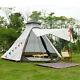 Uk Waterproof Double-layer Family Indian Style Teepee Xmas Garden Tent