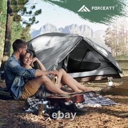 Ultimate 4-Season Backpacking Tent for Up to 3 People Grey Color, Lightweight