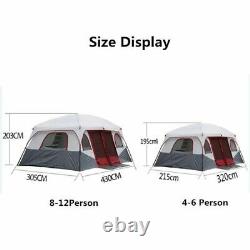 Ultra-Large Camping Tent Waterproof Family Party Outdoor Travel Marquee Tent