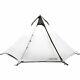 Ultralight Outdoor Camping Teepee 15d Silnylon Pyramid Tent 2-3 Person Large Ul