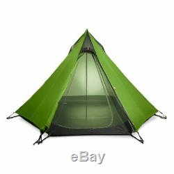 Ultralight Outdoor Camping Teepee 15D Silnylon Pyramid Tent 2-3 Person Large UL