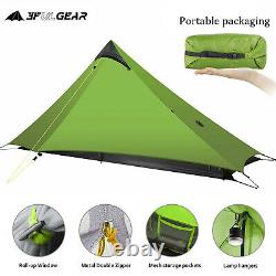 Ultralight Tent 3-Season 1 Person Backpacking Outdoor Lightweight Camping Tent