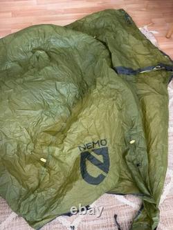Ultralight solo tent, Nemo Dragonfly Osmo, green, high spec