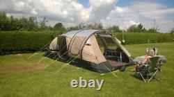 Up Once Only Kampa Southwold 4 + 2 Berth Man Air Blow Up Large inflatable Tent