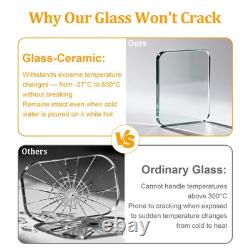 Upgraded Portable Wood Stove for Camping, Compact Tent Stove with Large Firebox