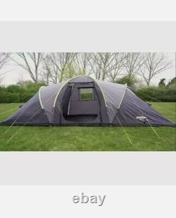 Urban Escapes 6 person 2 Rooms tunnel tent Large Family Camping Tent with porch