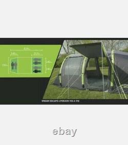 Urban escape 6 berth inflatable tent 3 rooms