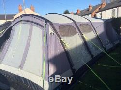 Used Once Only 2018 Kampa Studland 8 Berth Man Large Family Inflatable Air Tent