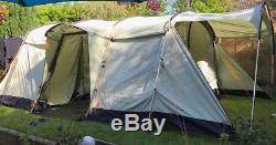 VANGO ZANZIBAR 600 POLY-COTTON 6 Berth / Man Large Tent & Footprint Groundsheet