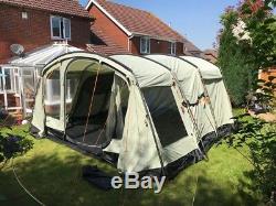 VANGO ZANZIBAR 600 POLY-COTTON 6 Berth / Man Large Tent & Footprint Groundsheet