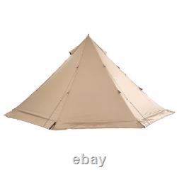 VEVOR Tipi Hot Tent with Stove Jack Waterproof Portable for 4 Persons Camping