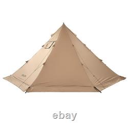 VEVOR Tipi Hot Tent with Stove Jack Waterproof Portable for 4 Persons Camping