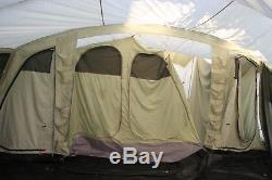 Vango 8 man tent canvas 8 man berth tent very large and heavy duty tent