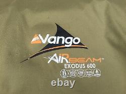 Vango Air Beam Exodus 600 Family Tent and Accessories, 4-6 Man Inflatable Carpet