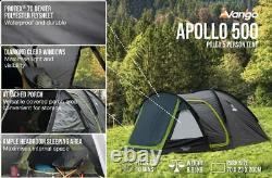 Vango Apollo 500 Dome Tent 5 Man Tent Camping, Outdoors