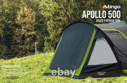 Vango Apollo 500 Family Tent for 5 People with Large Porch Living Area