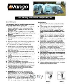 Vango Aspen 500 Large Family Tent 5-berth Full Standing Height Throughout