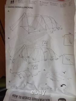 Vango Calder 600 6 Person family tent tunnel shape good condition