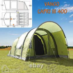 Vango Capri III 400 AirBeam 4 Person Inflatable Family Tent