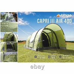 Vango Capri III 400 AirBeam 4 Person Inflatable Family Tent