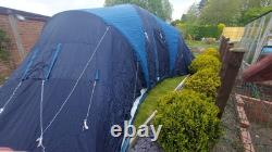 Vango Diablo 600 Tent Blue Large 6 Berth Easy Assembly