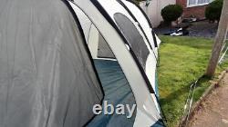 Vango Diablo 600 Tent Blue Large 6 Berth Easy Assembly