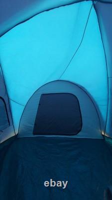 Vango Diablo 600 Tent Blue Large 6 Berth Easy Assembly