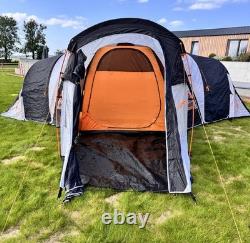 Vango Diablo 600 XP Tent Blue Large 6 Berth Family Holiday Tent