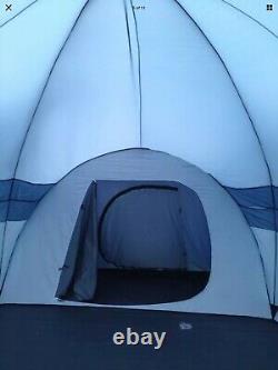 Vango Diablo 900 blue 9 berth large tent with 3 bedrooms, ground sheet