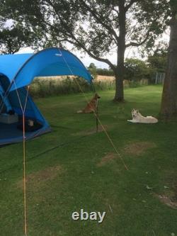 Vango EOS550SC Blue Family Tent With Sun Cover And Large Living Space