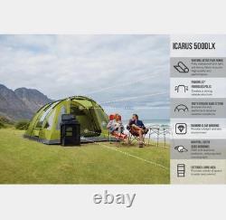 Vango Icarus 500 Deluxe Family Tent Green 5-Person RRP £249 From Blacks