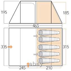 Vango Icarus 500 Deluxe Family Tent Up to 5 Person 4K HH rrp £460