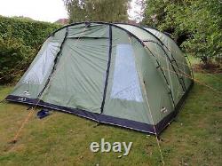 Vango Icarus 600 tent, green, 6-berth, waterproof (2000 mm HH), nearly new