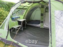 Vango Icarus 600 tent, green, 6-berth, waterproof (2000 mm HH), nearly new