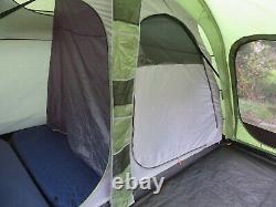 Vango Icarus 600 tent, green, 6-berth, waterproof (2000 mm HH), nearly new