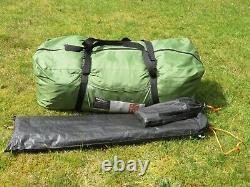 Vango Icarus 600 tent, green, 6-berth, waterproof (2000 mm HH), nearly new