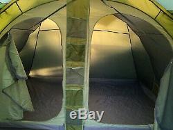 Vango Icarus Deluxe 500 Tent with Awning. Used in Very Good Condition (Green)