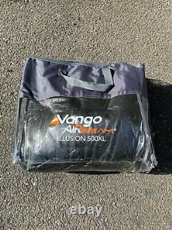 Vango Illusion TC 500XL Large Airbeam Tent with luxury poly cotton flysheet