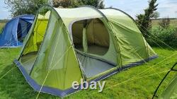 Vango Iris 600 6 Person Family Tent Waterproof, Spacious, Eco-Friendly green
