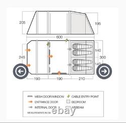 Vango Joro 450 Earth Air Tent 4 Berth