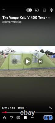 Vango Kalu 400 Tent With Add On Awning