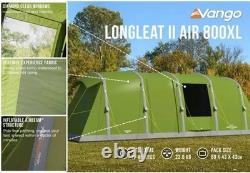 Vango Longleat Air 800XL 8 person X-Large very popular and sought after tent