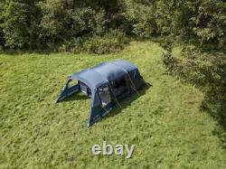 Vango Savannah 400 4 Person Poled Family Camping Tent Package (Deep Blue)