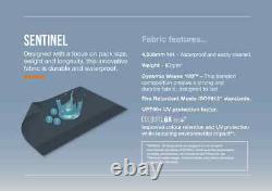 Vango Savannah 400 4 Person Poled Family Camping Tent Package (Deep Blue)