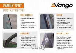 Vango Sierra 500 5-Person Family Tent NEW FOR 2025 FREE P&P